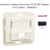 Enjoliveur coupleur connecteur fibre optique sc apc simplex ou LC duplex Sirius70449SAT Anthracite