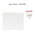 Doigt simple Sirius 70601TBR Blanc
