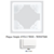 Plaque Simple APOLO5000 50910TBM BLANC MAT