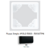 Plaque Simple APOLO5000 50910TPM NOIR MAT