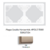 Plaque Double Horizontale APOLO5000 50921TCH CHAMPAGNE