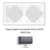 Plaque Double Horizontale APOLO5000 50921TGR GRAPHITE
