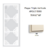 Plaque triple Verticale APOLO5000 50932TMF IVOIRE