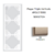 Plaque triple Verticale APOLO5000 50932TCH CHAMPAGNE