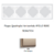 Plaque Quadruple Horizontale APOLO5000 50941TCH CHAMPAGNE