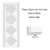 Plaque Quadruple Verticale APOLO5000 50942TBM Blanc MAT