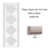 Plaque Quadruple Verticale APOLO5000 50942TPL PLATINE