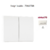 Doigt Double Sirius 70611TBR Blanc