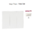 Doigt Triple Sirius 70661TBR Blanc