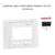 Enjoliveur pour interrupteur horaire digital de 1 circuit Sirius 70743TAT Anthracite