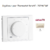 Enjoliveur pour thermostat rotatif Sirius 70 70746TMF Ivoire