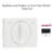 Enjoliveur pour poussoir et va-et-vient rotatif Sirius 70761TAT Anthracite