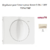 Enjoliveur pour Interrupteur rotatif Sirius70762TMF Ivoire