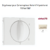 Enjoliveur pour interrupteur rotatif 4 positions Sirius70766TMF Ivoire