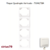 Plaque quadruple verticale 70942TBR