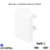 Bout pour goulotte série 10 Moulures 25x16 10455ABR