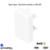 Bout pour goulotte série 10 Moulures 40x25 10485ABR