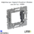Adaptateur pour Appareil à Encastrer 2 Modules avec Griffes 42994