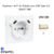 enjoliveur prise schuko avec usb C+C APOLO 50637TMF