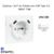 enjoliveur prise schuko avec usb C+C APOLO 50637TBM