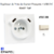 enjoliveur prise Française avec usb C+C APOLO 50657TMF
