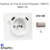 enjoliveur prise Française avec usb C+C APOLO 50657TPL