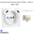 enjoliveur prise schuko avec usb C+C LOGUS 90637TMF