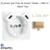 enjoliveur prise schuko avec usb C+C LOGUS 90637TDU