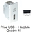 Prise USB Quadro 45437SAT Anthracite
