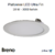 Downlight rond blanc 18w Breno PC 3000 kelvin553605
