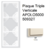 Plaque triple Verticale APOLO5000 50932TMF IVOIRE