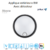 Applique extérieure avec détecteur masne sensor 8W noir