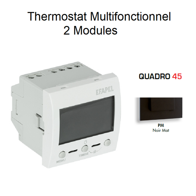 Thermostat entre 0 et 65 ° C avec prise de terre (B)