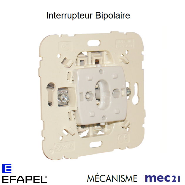 Mécanisme Interrupteur Bipolaire - Prises & Interrupteurs - mec21