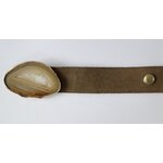 Détail boucle en agate naturelle ceinture FIONA Marie Lindien