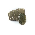 Détail boucle en labradorite ceinture LABRADORITE Marie Lindien
