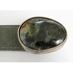 Détail boucle en labradorite ceinture BABY LABRADORITE Marie Lindien