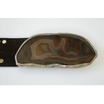 Détail boucle en agate naturelle ceinture CASTA Marie Lindien