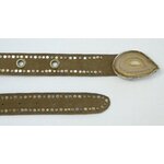 Détail boucle en agate naturelle ceinture CELIA Marie Lindien