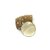 Ceinture cuir retourné camel boucle en nacre jaune Marie Lindien — SUNNY CAMEL