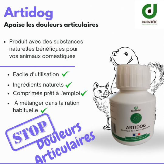 Complément alimentaire pour les articulations des chiens - Artidog