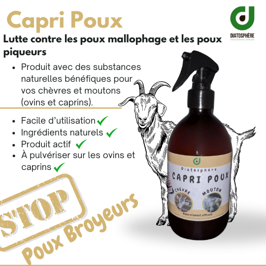 Capri Poux Naturel – Antiparasitaire Pour Chèvres Et Moutons