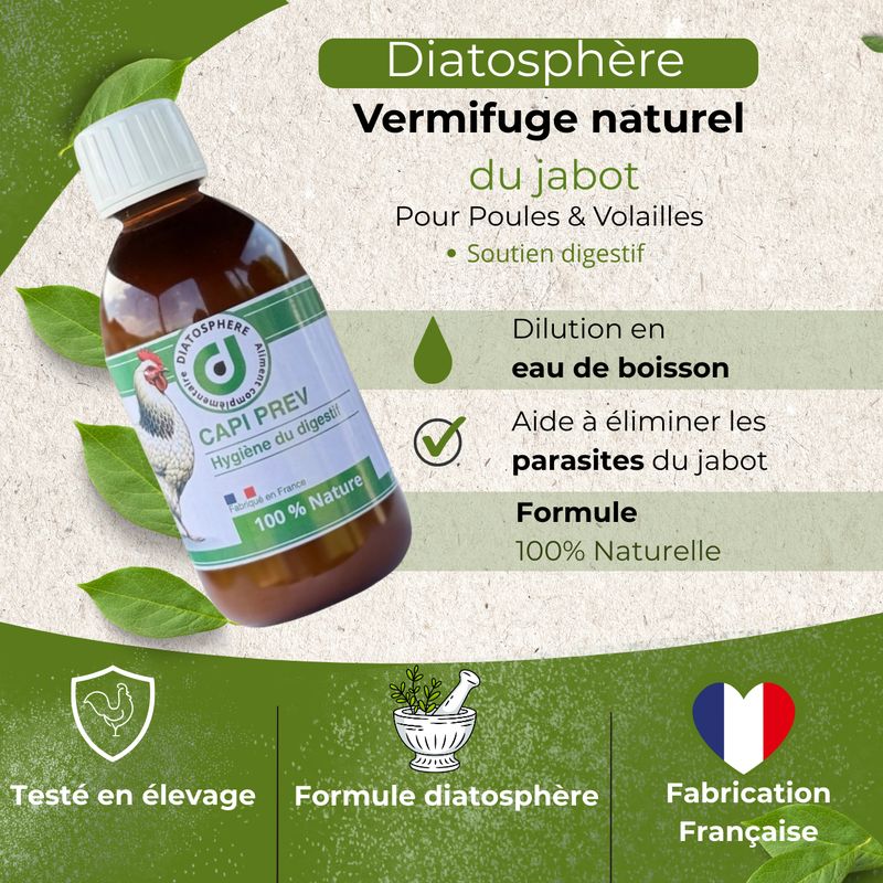 Capi Prev - Vers du jabot et vers de trachée eau de boisson