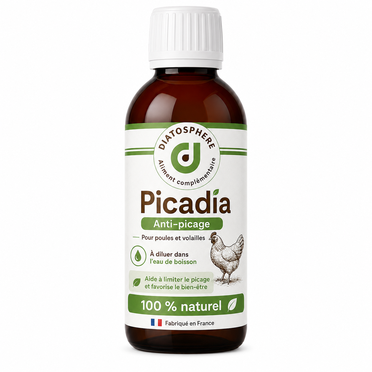 Produit anti-picage  pour poule et volailles  de la marque diatosphère