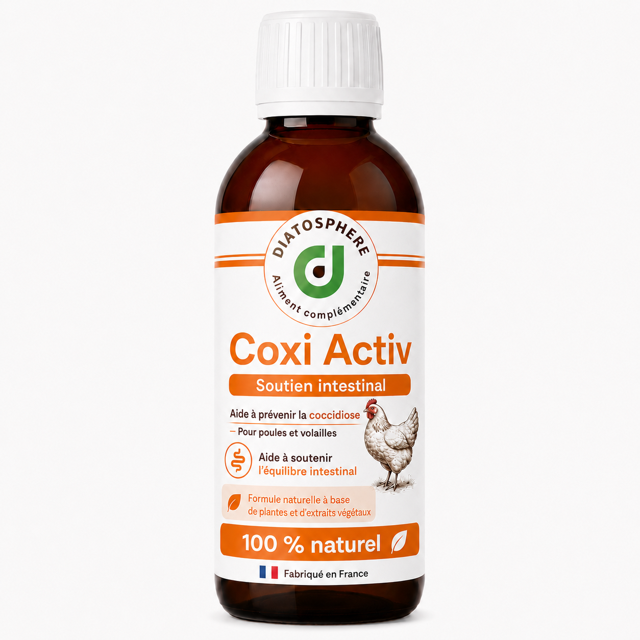 Coxi activ produit contre la coccidiose des poussins et des volialle de la marque diatosphère