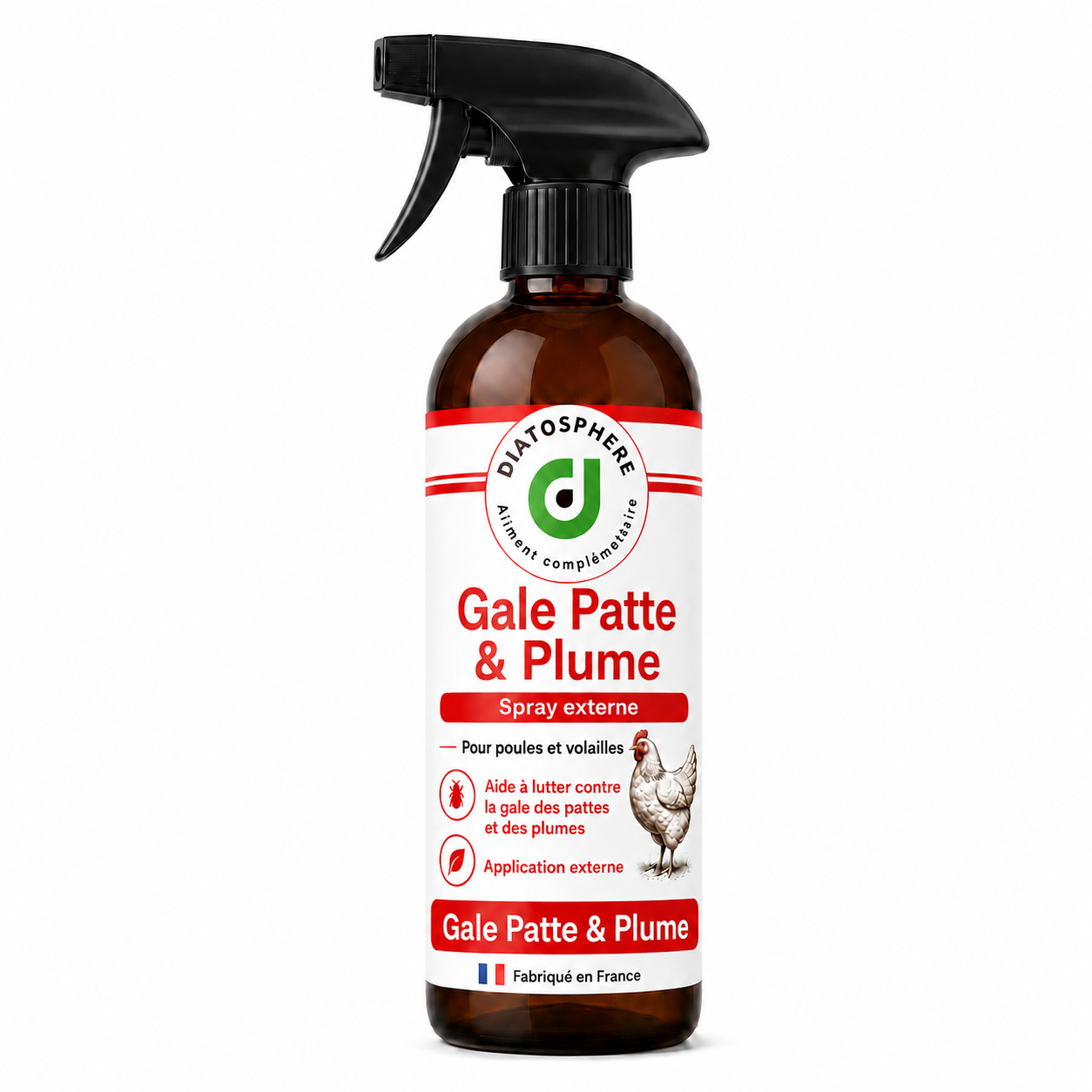 spray gale des pattes &amp; plumes  pour volailler et lapin
