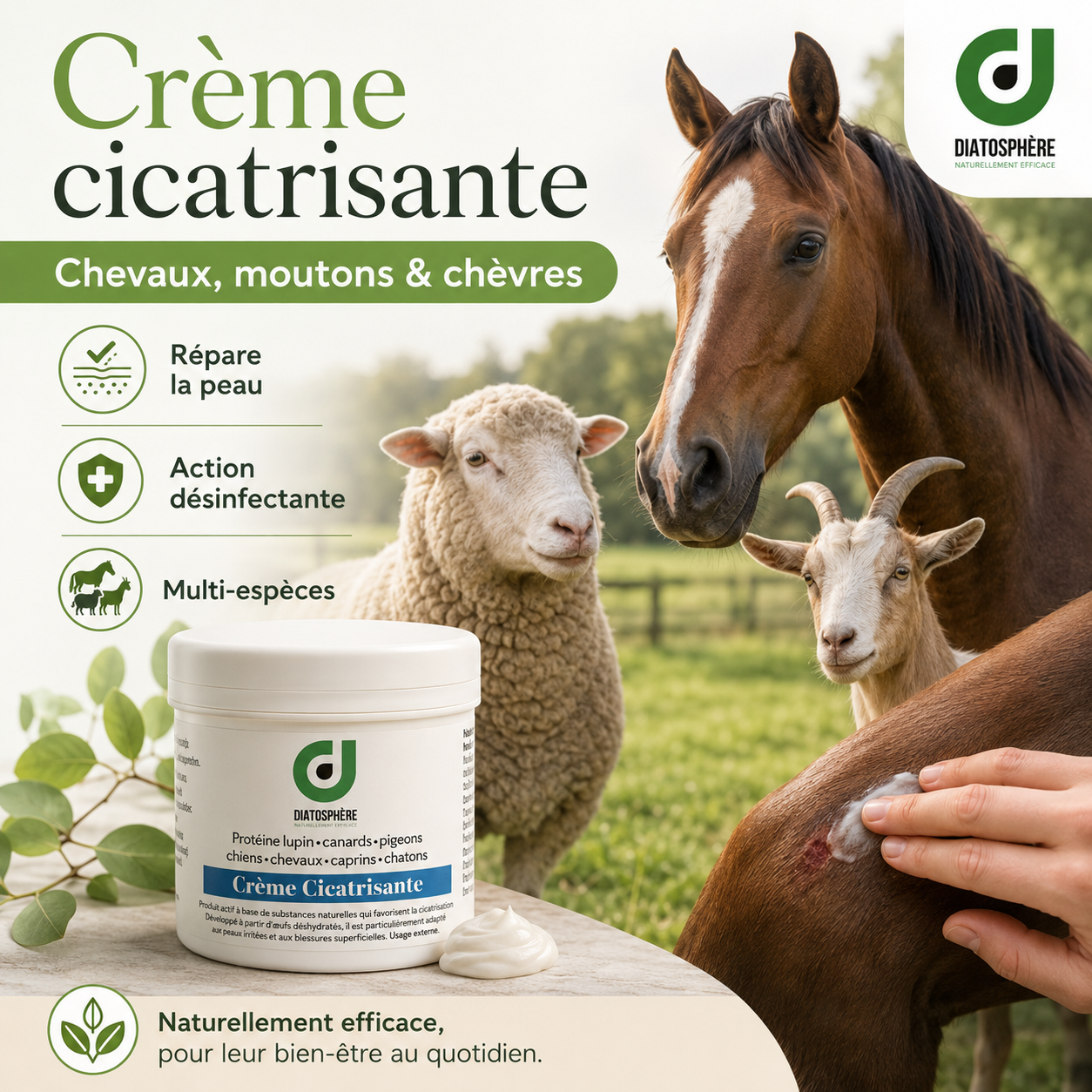 céme cicatrisant  naturelle  animaux