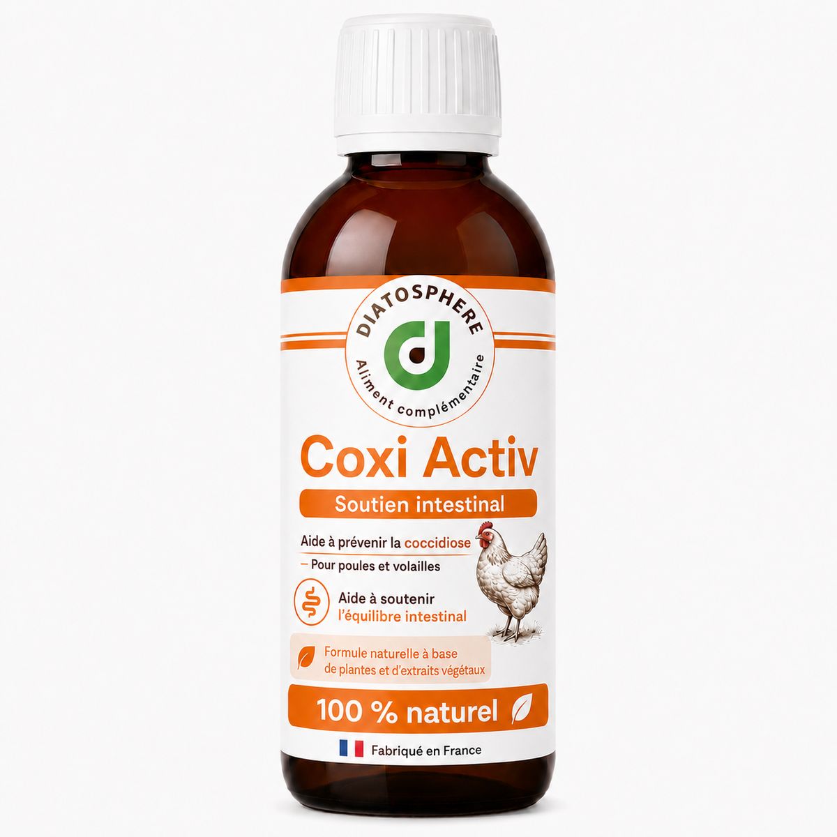 Coxi activ produit contre la coccidiose des poussins et des volialle de la marque diatosphère