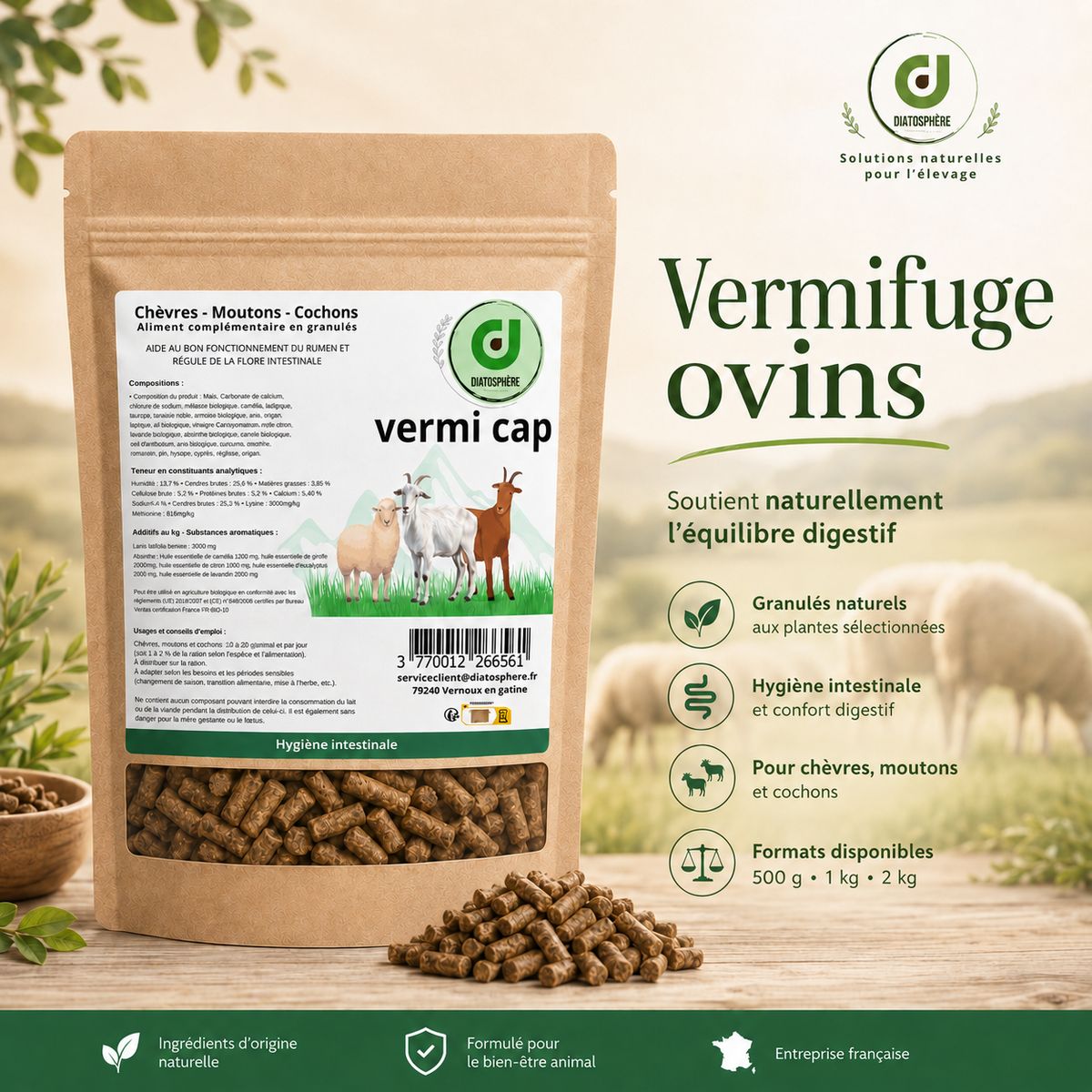 vermifuge ovins produit vermi cap