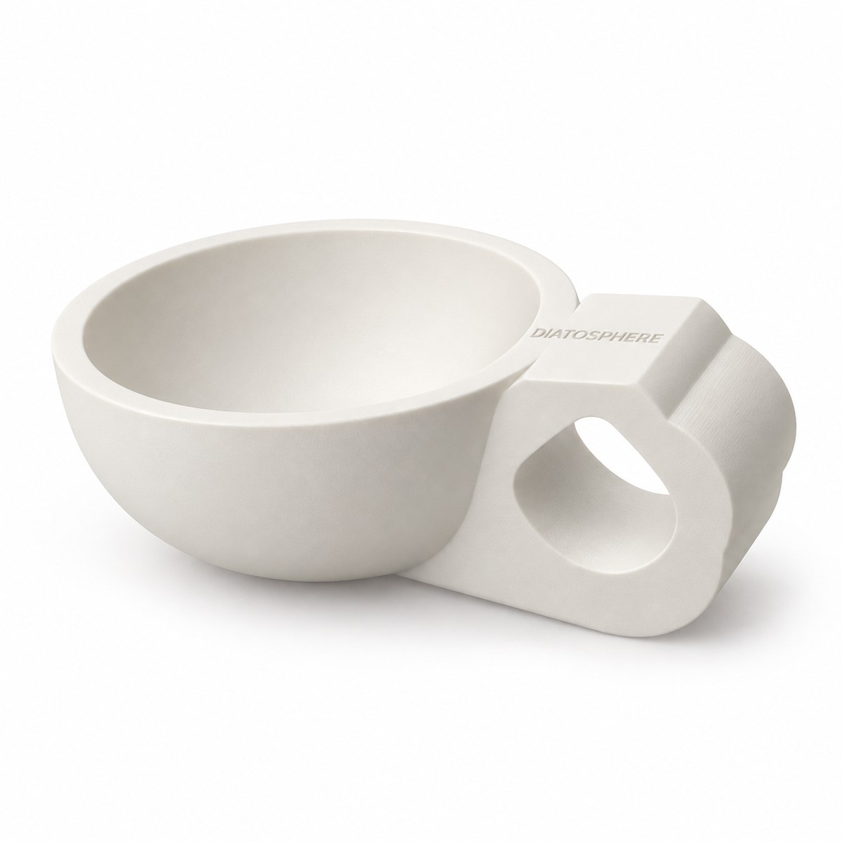 Cuillère doseuse Diatosphère blanche avec poignée ergonomique